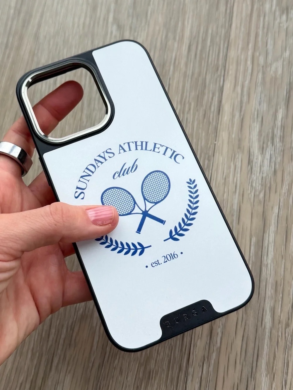 Sundays Athletic Club White Phone Case by